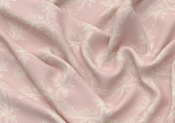 Trellis Prints, Vine and Bloom Rosies Pink - Made to Measure Curtains - Image 4